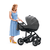 PRIME Kinderwagen 2 3in1 MINK PRO Venezian Black