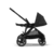Kombikinderwagen Gazelle S Black Moon Black inklusive Babyschale Cloud G i-Size Plus Moon Black Plus und Gazelle S Adapter