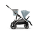 Kombikinderwagen Gazelle S Taupe Sky Blue inklusive Babyschale Cloud G i-Size Moon Black und Gazelle S Adapter