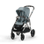 Kombikinderwagen Gazelle S Taupe Sky Blue inklusive Babyschale Cloud G i-Size Moon Black und Gazelle S Adapter
