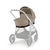 Almond Almond i-Size Black Gazelle S Taupe Beige kinderwagen incl. Gazelle S Cot Beige reiswieg, Cloud G baby-autozitje Moon en Gazelle S adapter