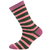 Strømper 6-pack rib/stripes pink