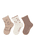 Strumpor 3-pack skogsdjur beige melange