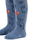 Collants animaux de la forêt bleu moyen