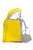 Funda impermeable amarilla para portabebés de espalda modelo HB110