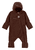 Overall Fleece donkerbruin