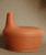 Drinkbeker deksel in rood/bruin