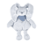 Lapidou conejo de peluche con bufanda azul