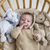 Lapidou Kuscheltier Hase mit Schal, blau