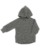 Kapuzenjacke lavagrau melange
