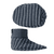 Schoenen night blauw gestreept