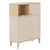 Highboard Mila + Ben 2 türig cashmere beige