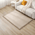 Tappeto di velluto per bambini 120 x 170 cm, beige