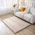 Tappeto di velluto per bambini 120 x 170 cm, beige