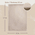 Tappeto di velluto per bambini 120 x 170 cm, beige