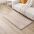 Tappeto di velluto per bambini 80 x 150 cm, beige
