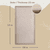 Tappeto di velluto per bambini 80 x 150 cm, beige