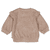 Little Frotté tröja Rosebud Taupe Melange