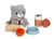 Chat avec sac et kit de soin