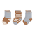 Chaussettes enfants pack de 3 bleu clair caramel