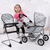 Design Puppenwagen Set Cosy, grau