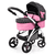 Design Kombi-Puppenwagen City Max, schwarz/pink