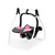 Design Buggy Set, noir/rose