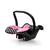 Design Buggy Set, noir/rose