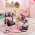 Design Buggy Set, noir/rose