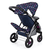 Design Zwillings-Puppenwagen Twin Star, blau