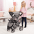 Design Zwillings-Puppenwagen Twin Star, grau