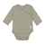 Baby Wickelbody langarm Striche Oliv
