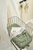 olive green Babydeken Wafel Teddy 75 x 100 cm