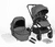 Harmony black Kinderwagen grijs/ Frame