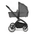 Poussette trio combinée 3en1 grey grey/black Frame