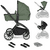 Carrito de bebé 3en1 chasis green green/black