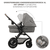 Light 3in1 MOOV 2 Kinderwagen Grijs