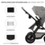 Kinderwagen 3in1 MOOV 2 Air Light Grey