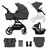 Kinderkraft Kinderwagen YOXI 3in1 Moonlight Grey