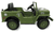 Ride-on Jeep Willys MB Army grün 12V