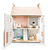 eitech poppenhuis inclusief meubels, hout