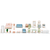 eitech poppenhuis inclusief meubels, hout