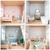 eitech poppenhuis inclusief meubels, hout