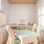 eitech poppenhuis inclusief meubels, hout