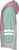 Regenjacke mit Fleecefutter rosa/grün