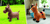 Cheval gonflable avec housse en peluche