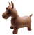 Cheval gonflable avec housse en peluche
