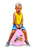 Pelota hinchable Paw Patrol 45cm con bomba, rosa