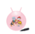 Pelota hinchable Paw Patrol 45cm con bomba, rosa
