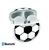 Soccer In-Ohr Kopfhörer mit Ladebox